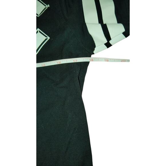 ACDC Band T Shirt Small Black Striped White Sleeve Decal - Picture 2 of 6